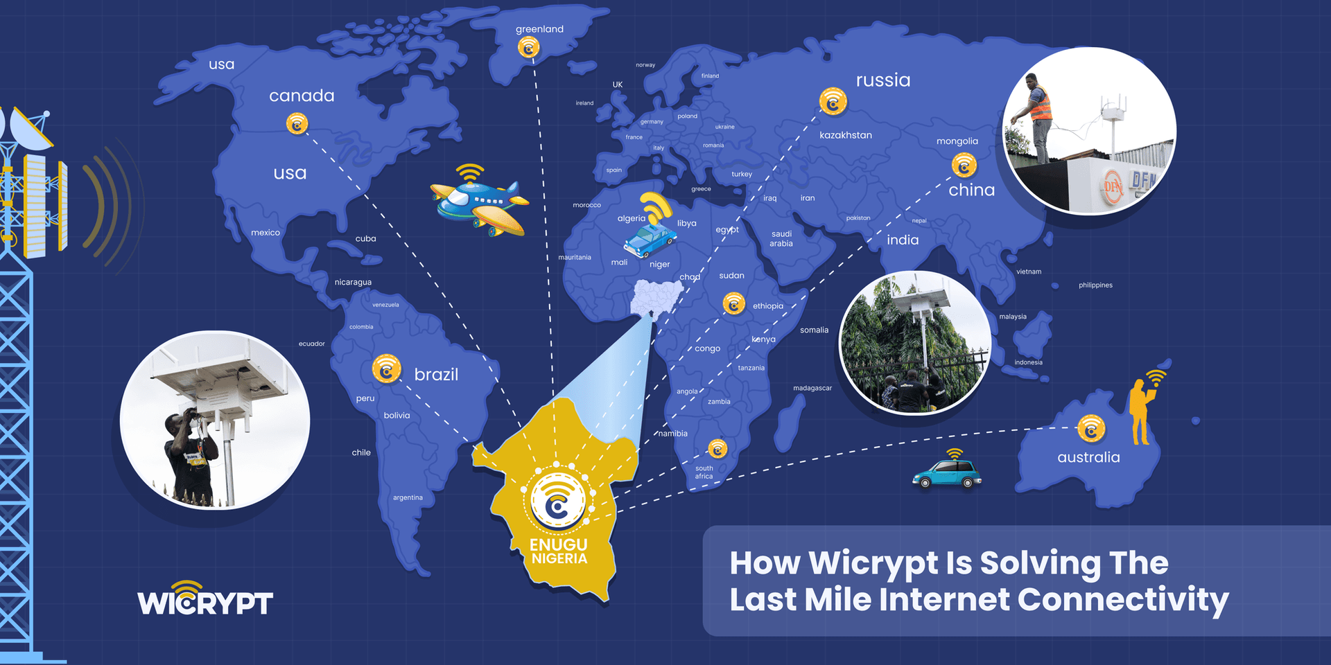 Solving Last Mile Internet Connectivity with Wicrypt