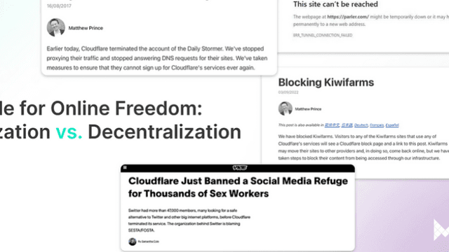 The Power of Decentralization in Protecting Online Freedom