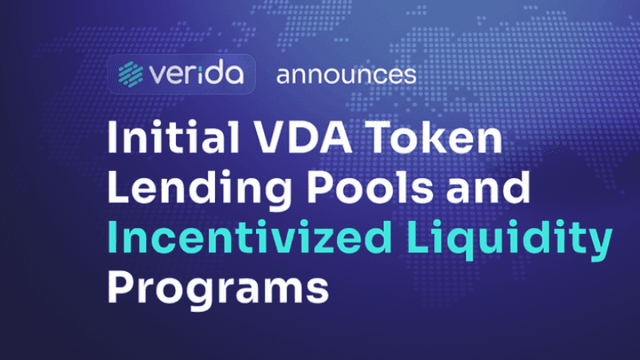 Verida Network Introduces Lending Pools and Liquidity Staking Programs