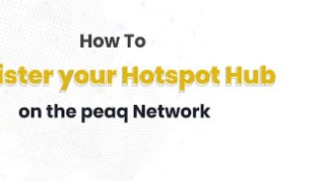 Onboarding Wicrypt Device on the peaq Network (Step 1) Register Your Hotspot Hub on the peaq Network