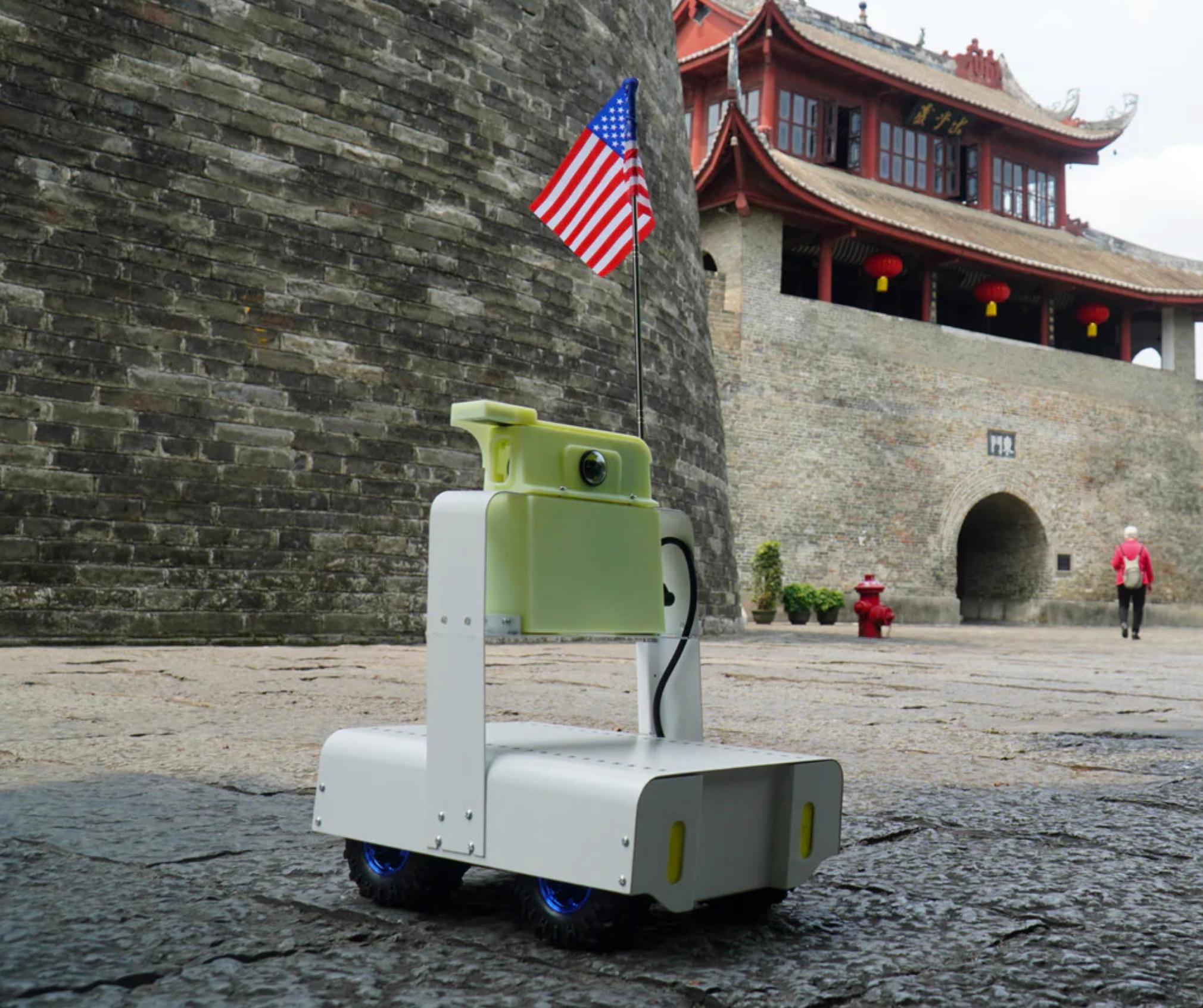 Building a decentralized network of sidewalk robots