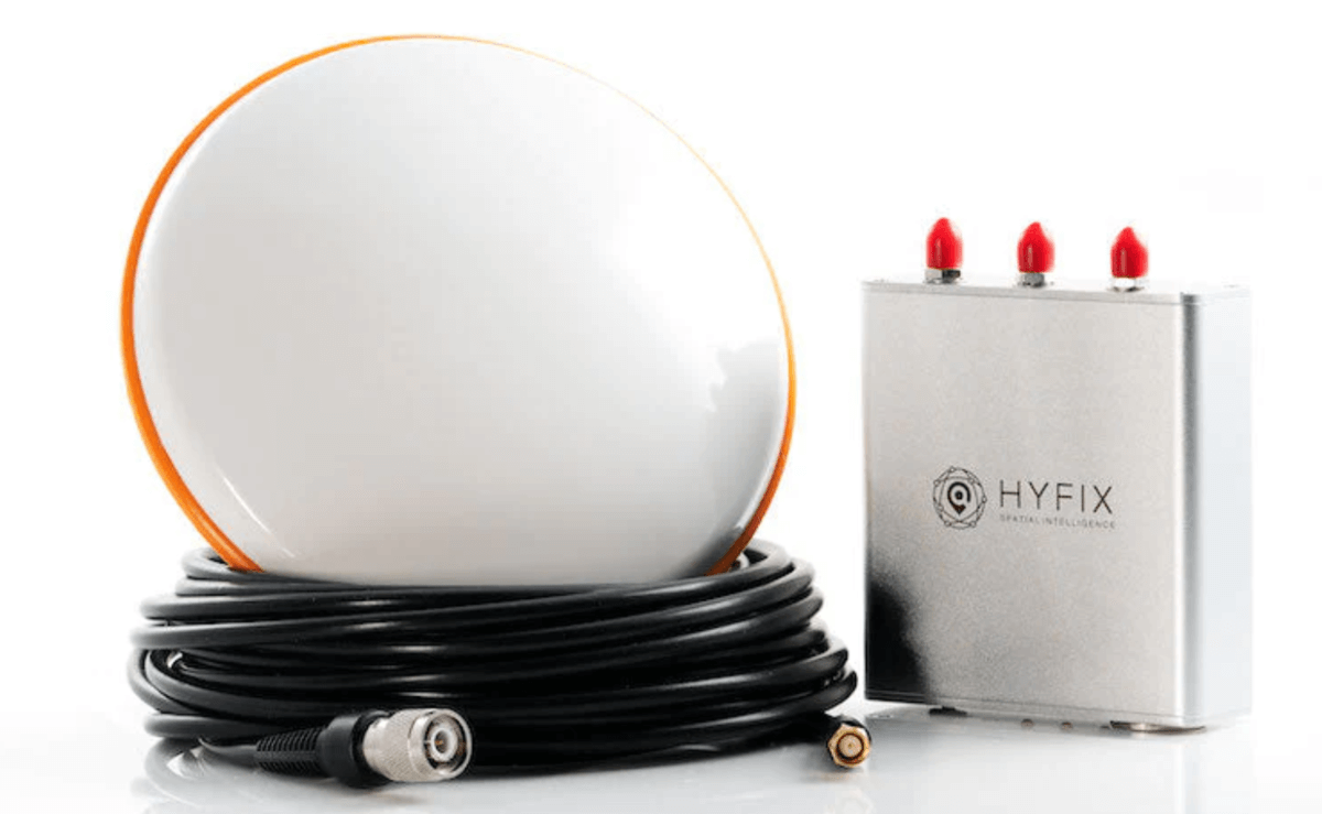 Screenshot of the HYFIX Triple Band GNSS receiver station