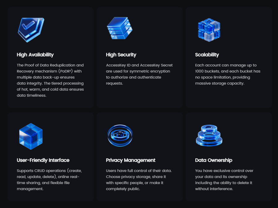 Screenshot of the DeOSS product landing page
