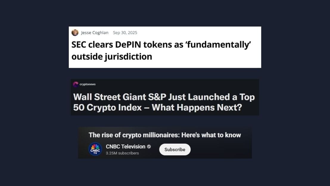 From the SEC to S&P to CNBC, headlines all pointed to DePIN going mainstream